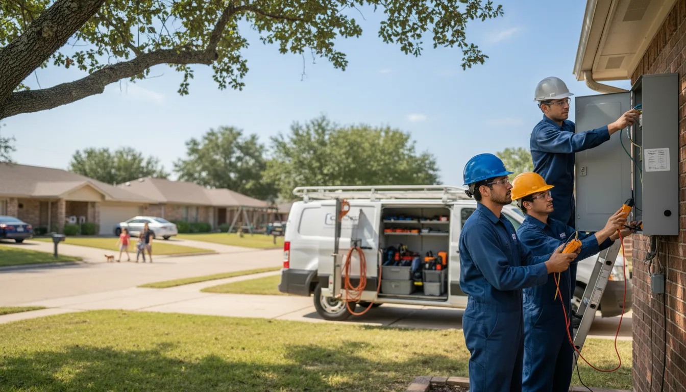 Certified electrician providing emergency electrical services in Bellefontaine, MS